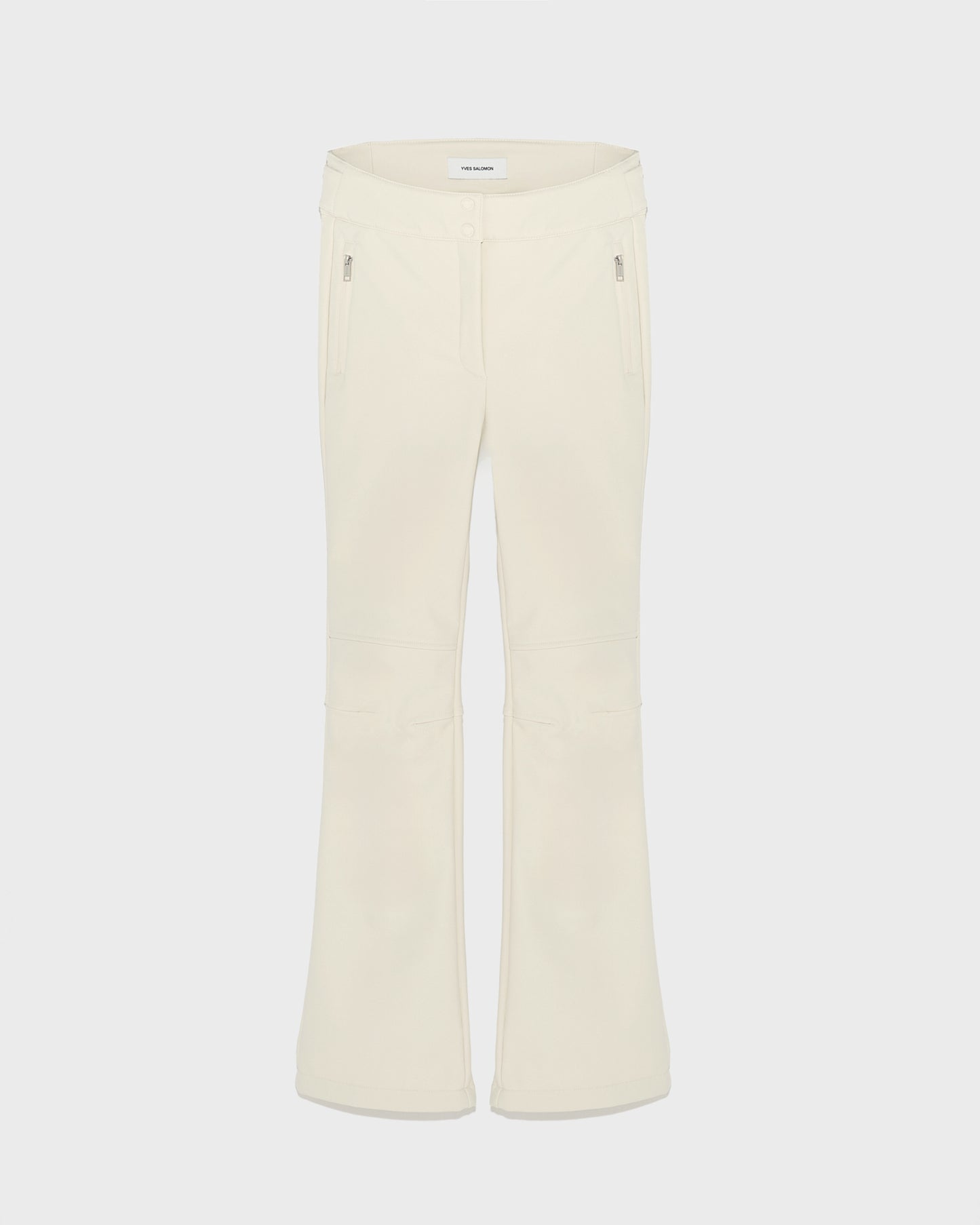 Softshell fabric flared fitted ski trousers -Yves Salomon