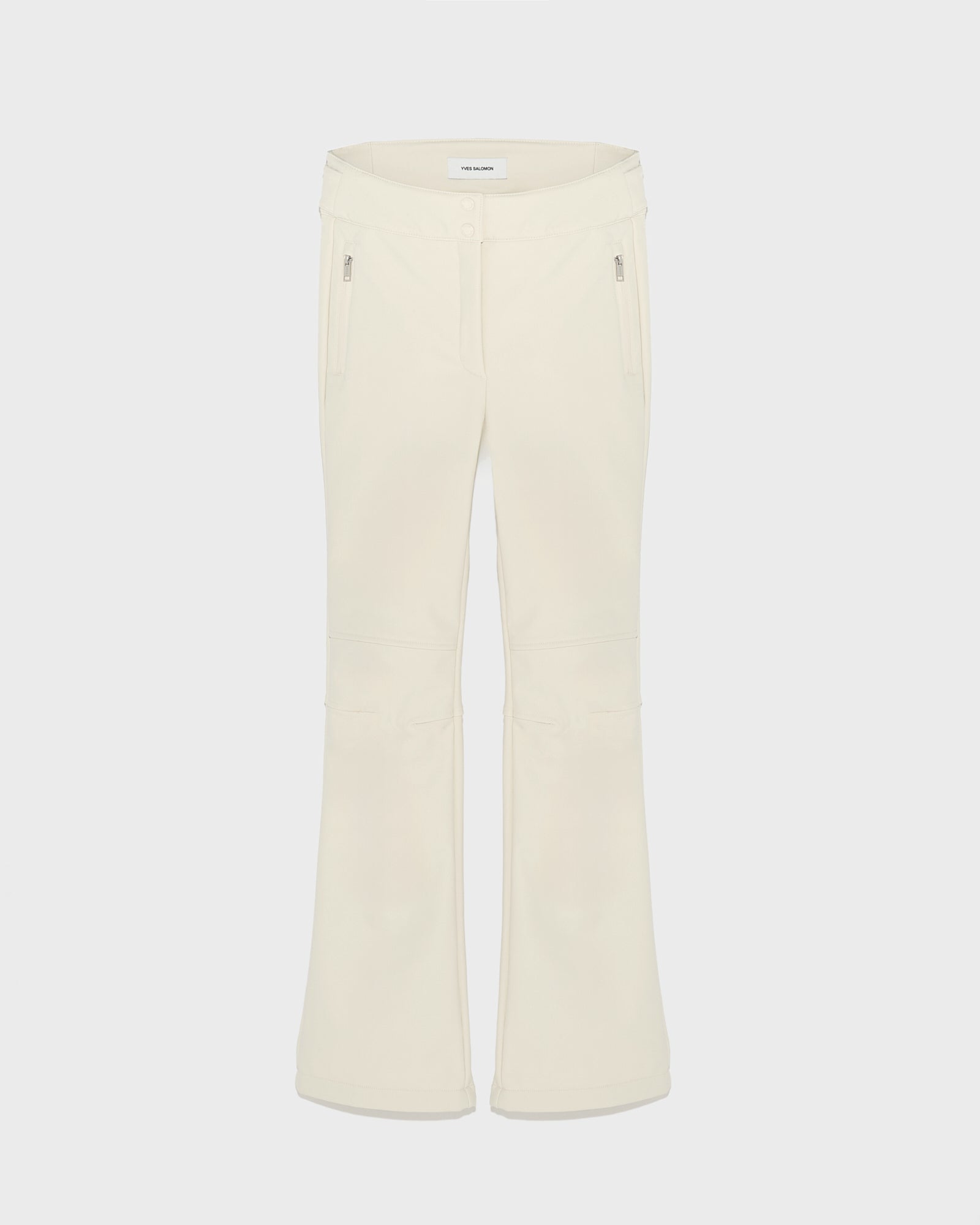 Softshell fabric flared fitted ski trousers -Yves Salomon