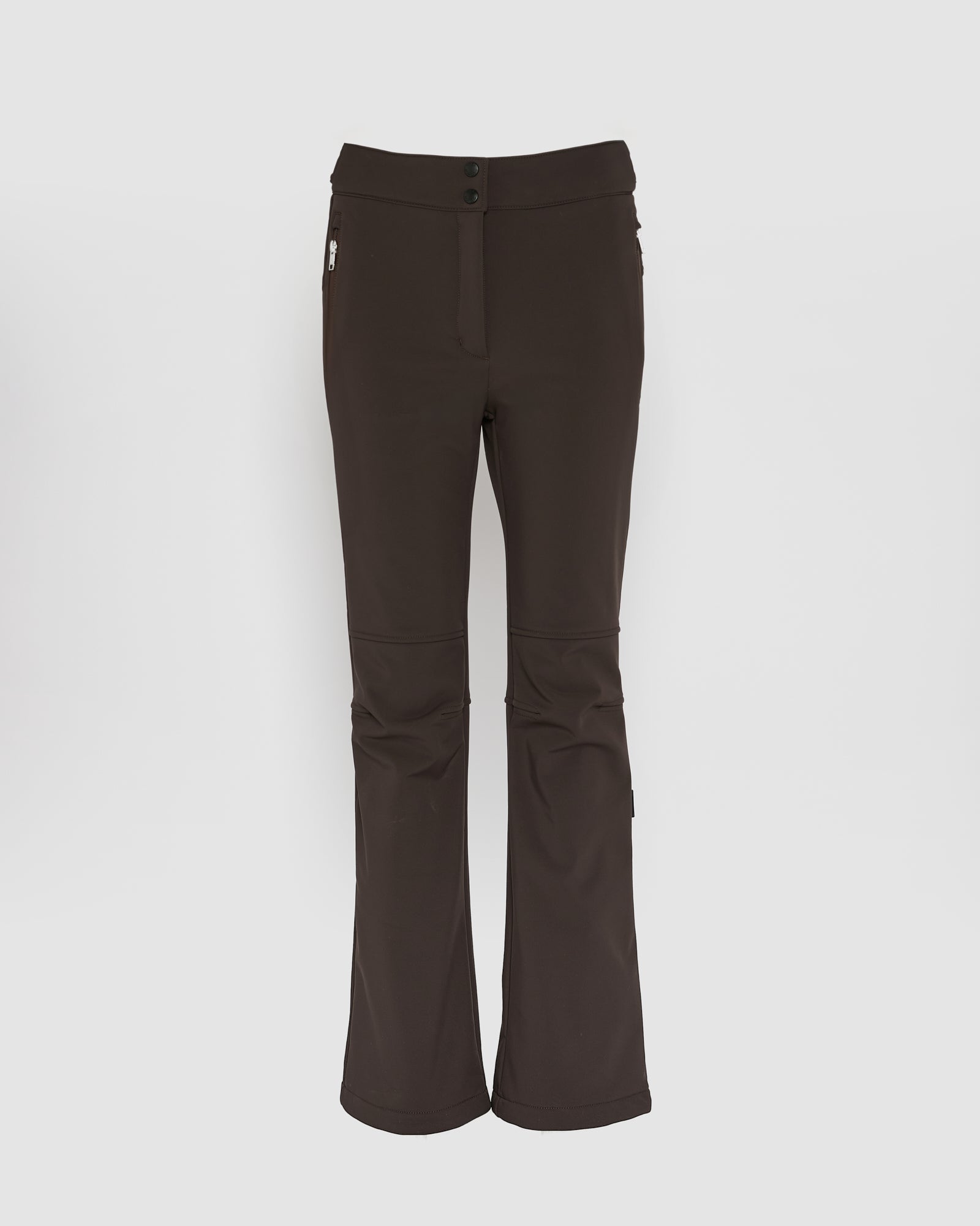 Softshell fabric flared fitted ski trousers - Yves Salomon