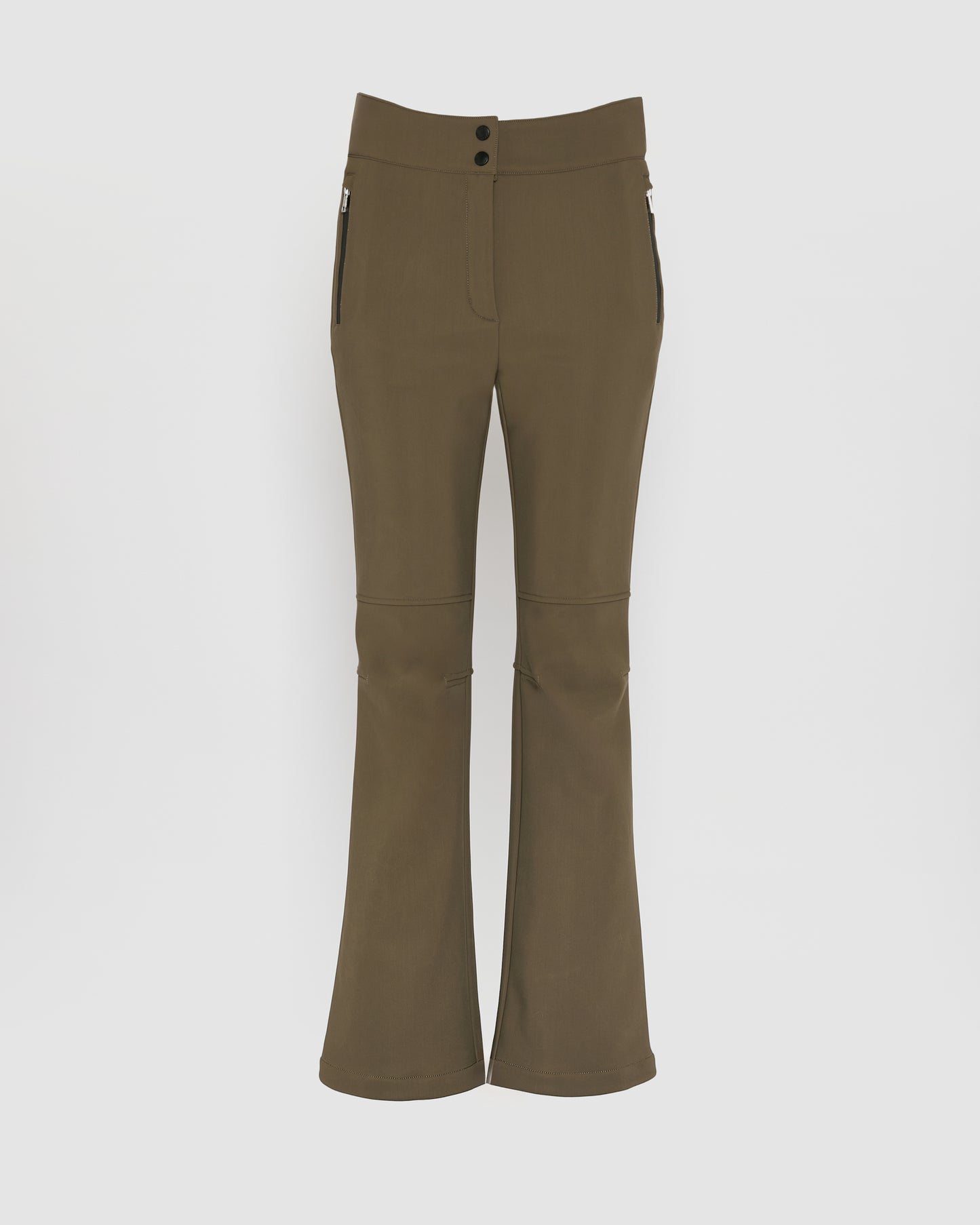 Softshell fabric flared fitted ski trousers - Yves Salomon