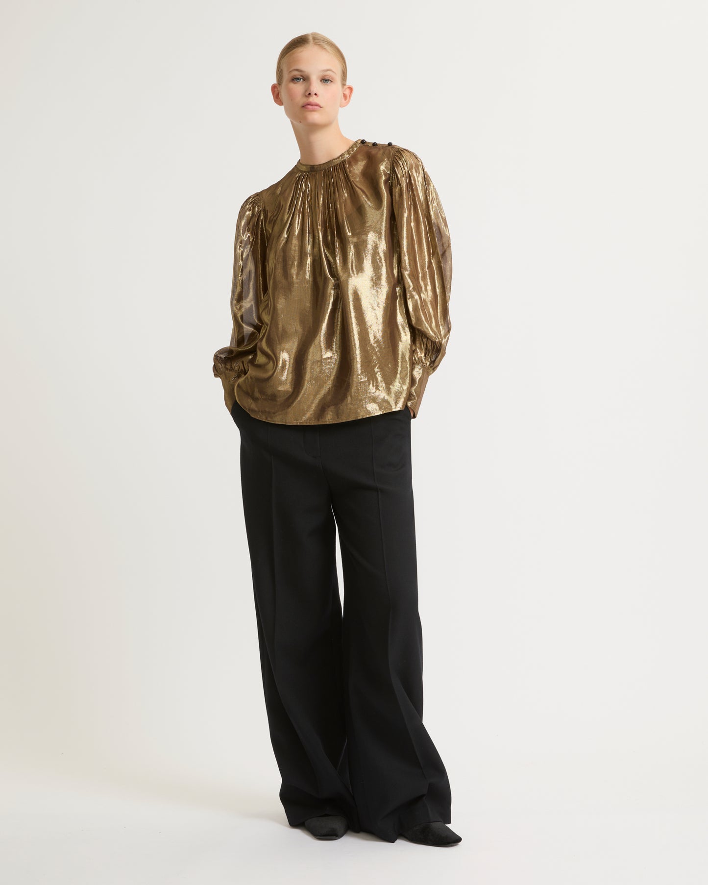 Lamé top-Yves salomon-Winter sale & boxing day