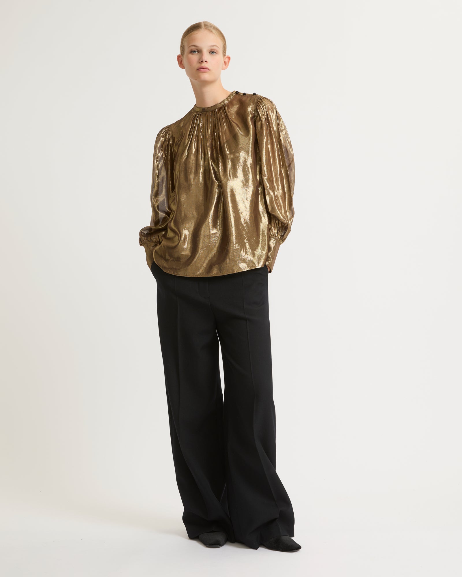 Lamé top-Yves salomon-Winter sale & boxing day