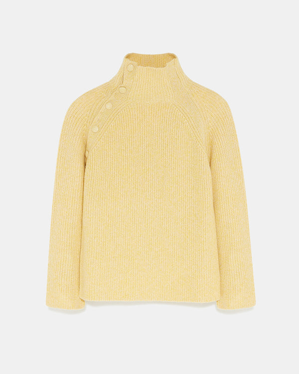 Cashmere funnel neck jumper-Yves salomon-Winter sale & boxing day