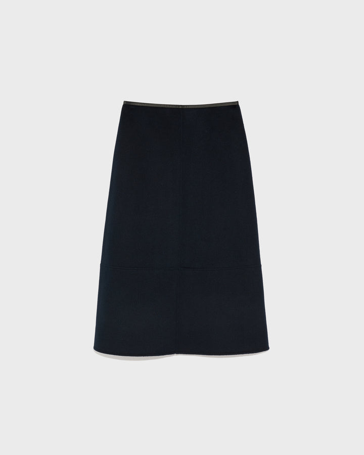 Double-sided cashmere blend skirt-Yves salomon-Winter sale & boxing day