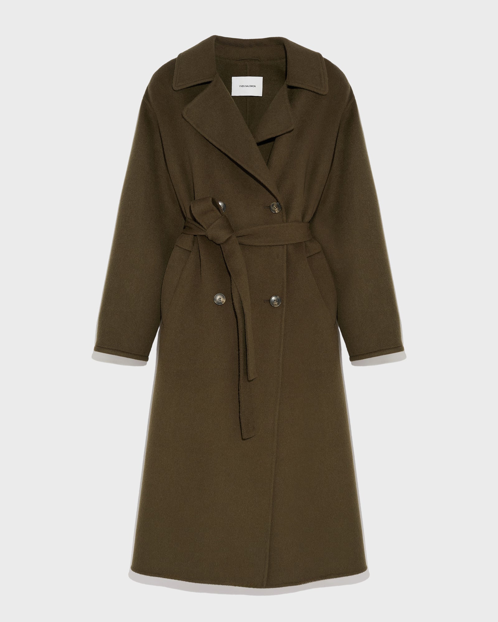 LIMI feu w/Mosser B Long Trench Coat Khaki | eBay