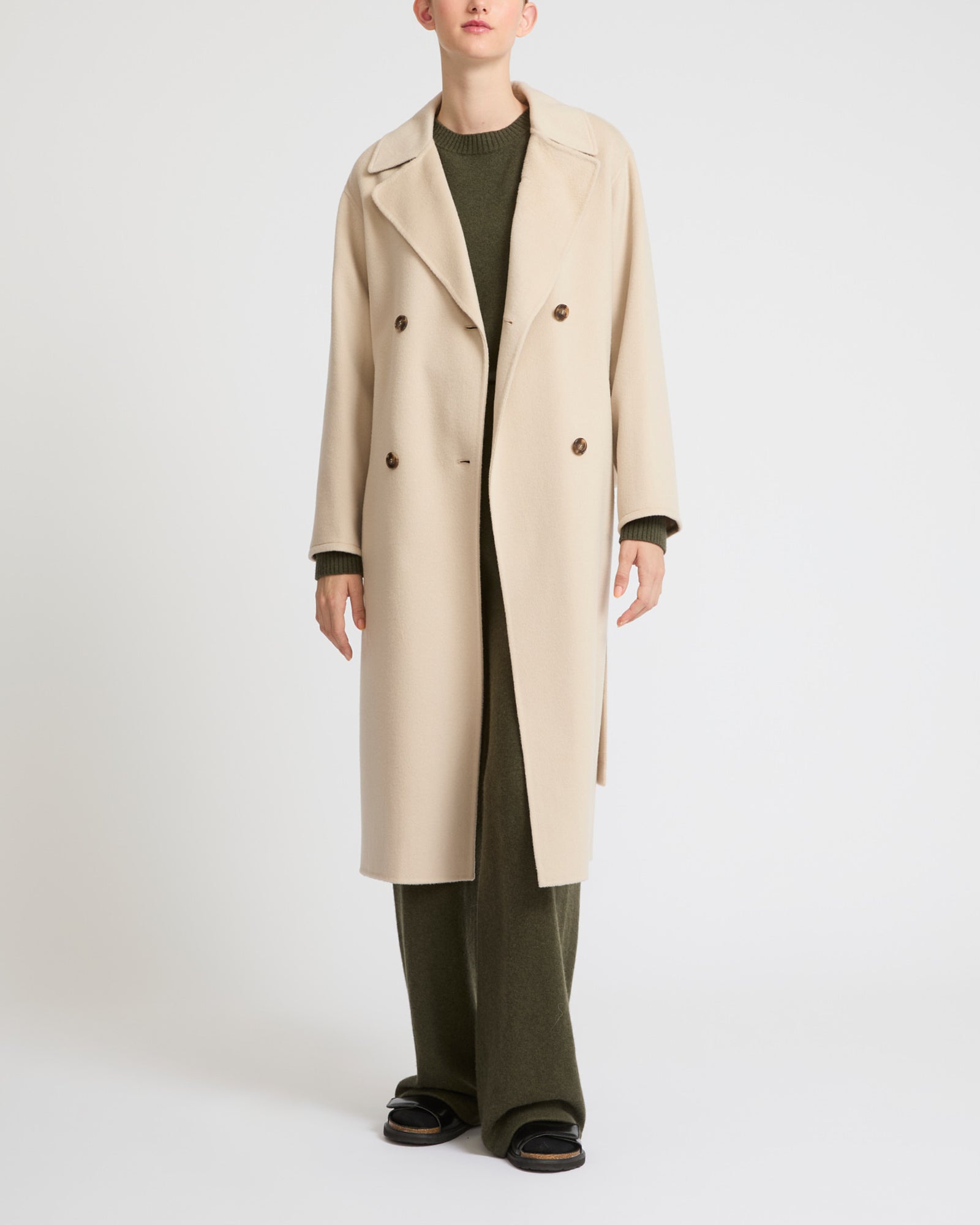 stein / シュタイン】OVERSIZED DOUBLE LAPELED TRENCH COAT