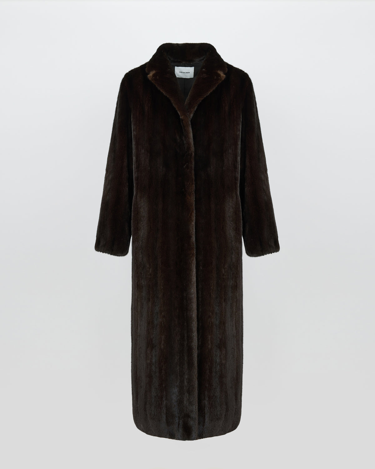 Long coat in long-haired mink fur - Yves Salomon - New Fall/Winter Collection