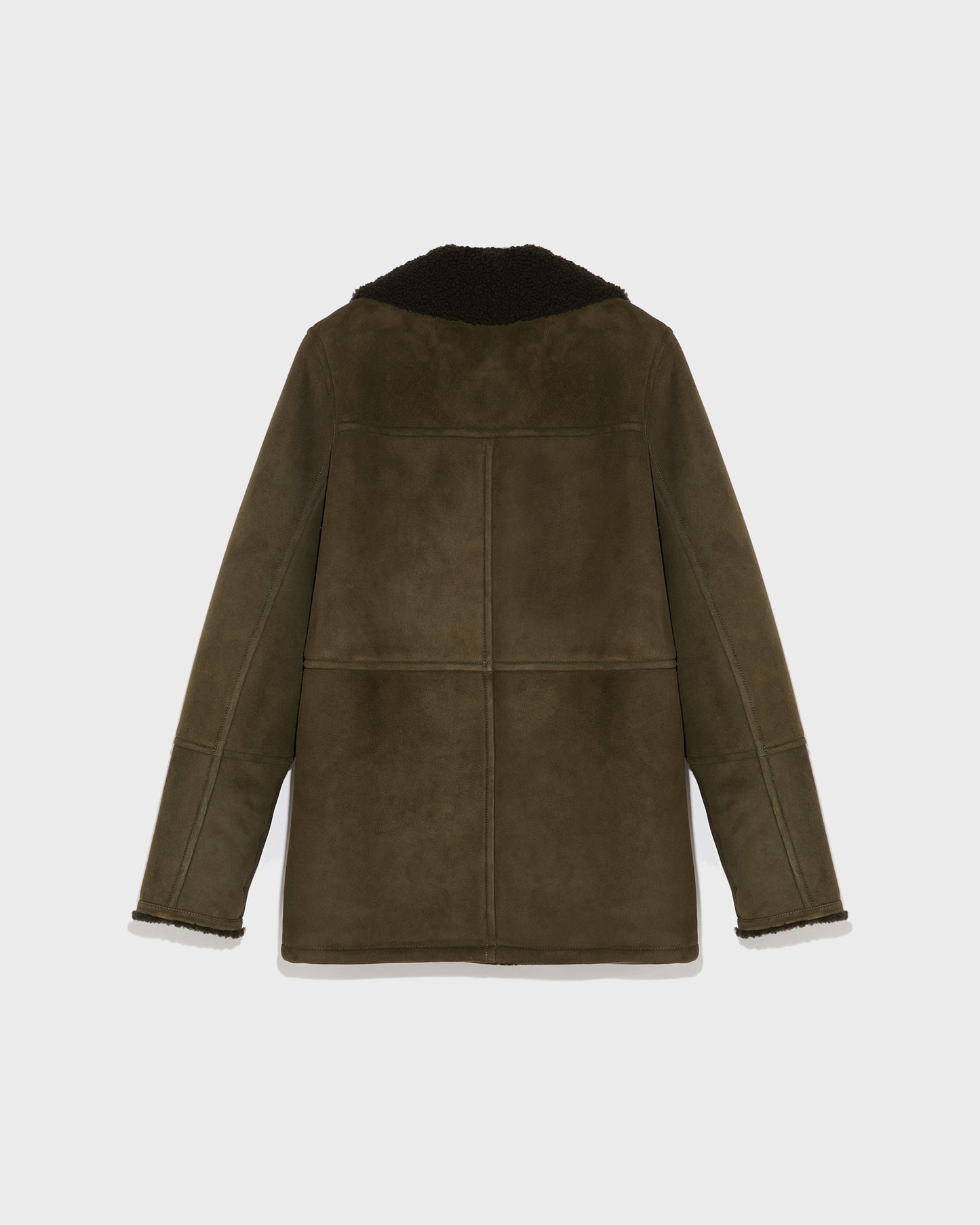 Winter sale & boxing day Yves Salomon -Suede merino pea coat