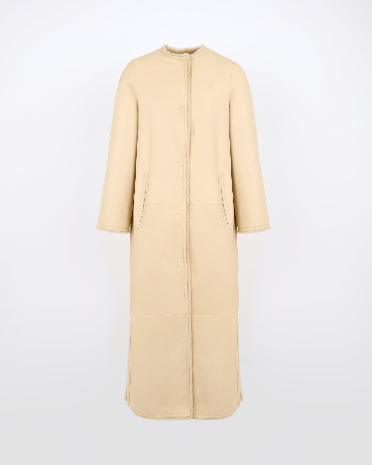 Extra long lambskin shearling coat - Yves Salomon - New Fall/Winter Collection
