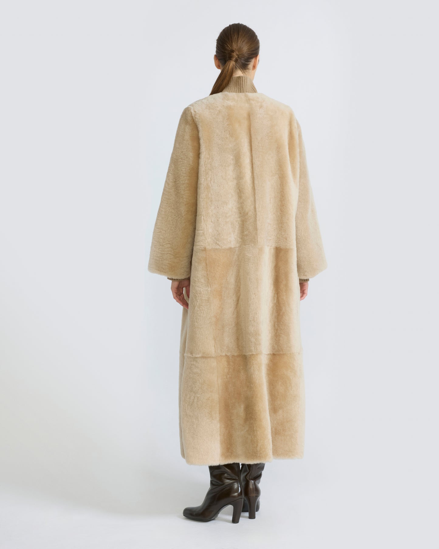 Extra long lambskin shearling coat - Yves Salomon - New Fall/Winter Collection