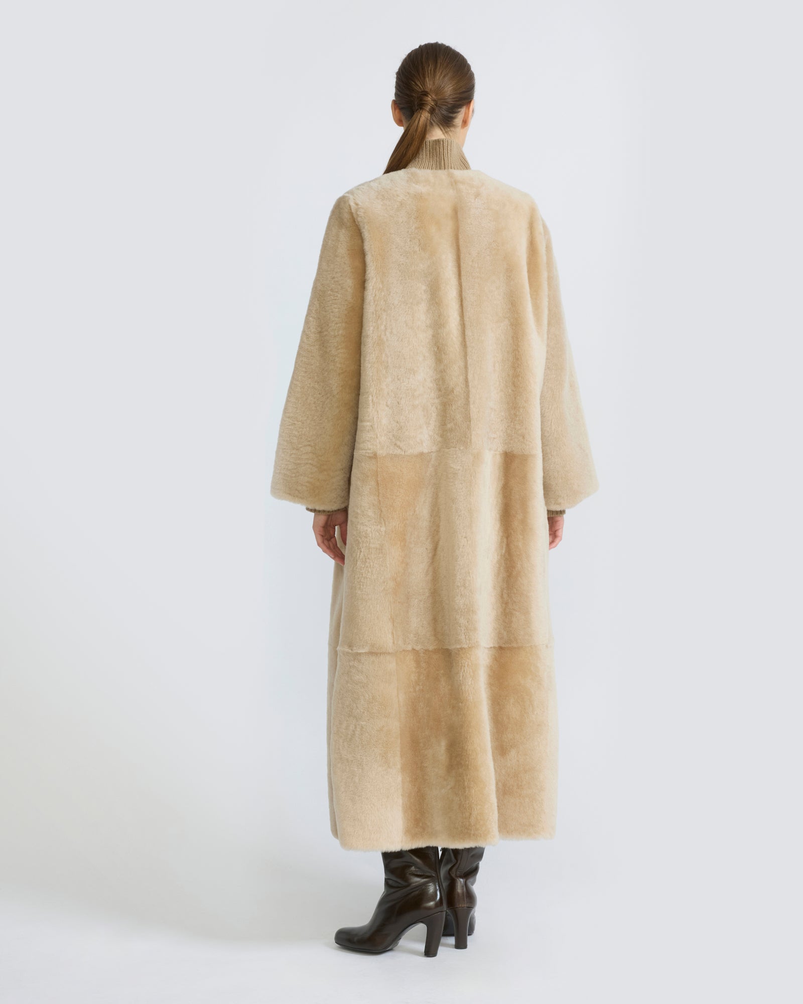 Extra long lambskin shearling coat - Yves Salomon - New Fall/Winter Collection