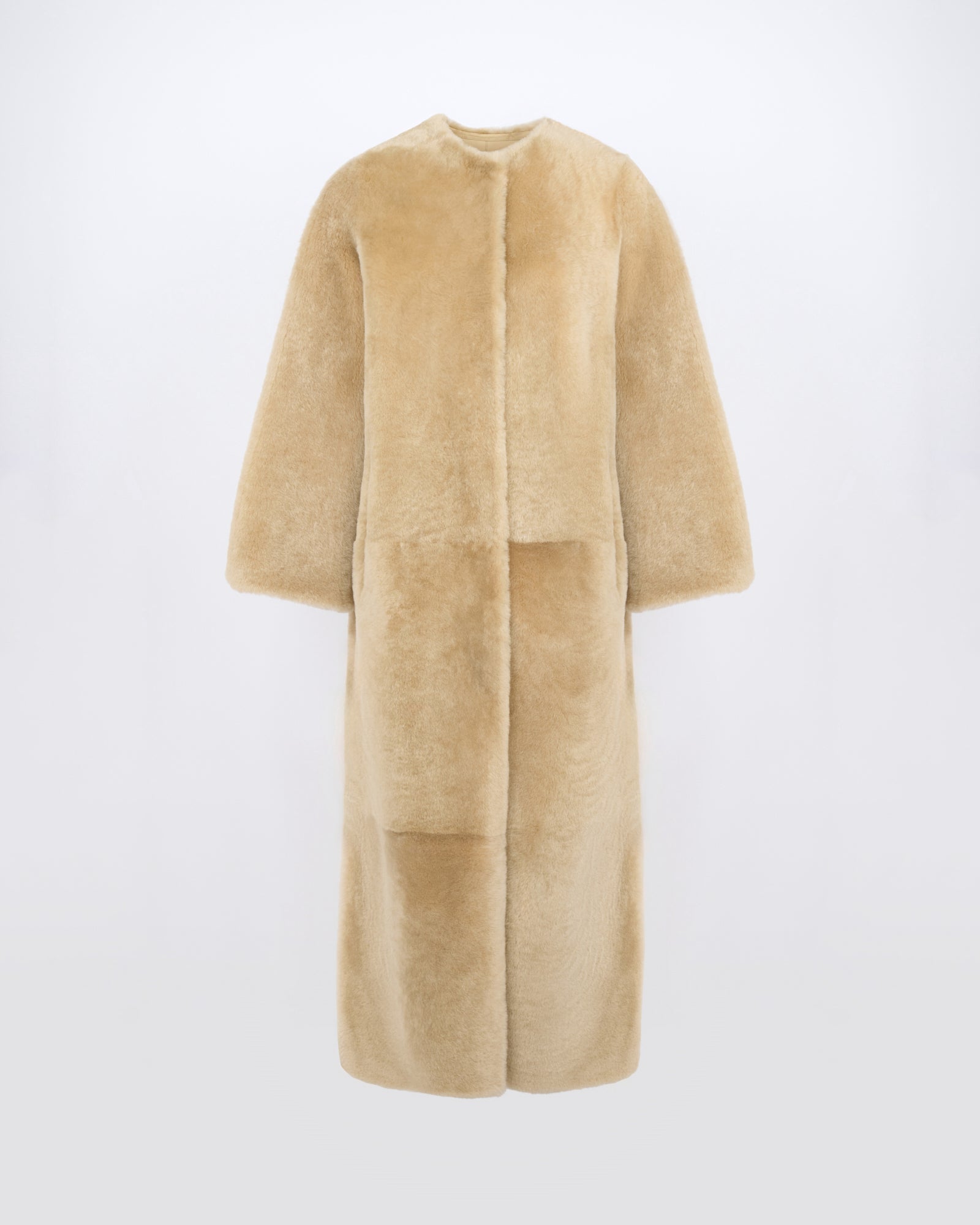 Extra long lambskin shearling coat - Yves Salomon - New Fall/Winter Collection