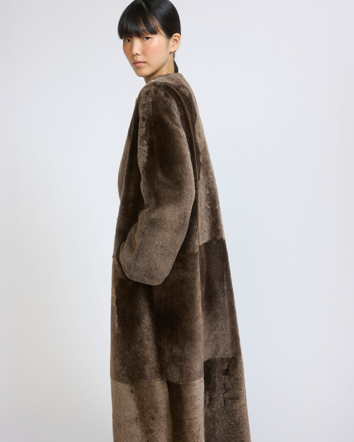 Extra long lambskin shearling coat - Yves Salomon - New Fall/Winter Collection