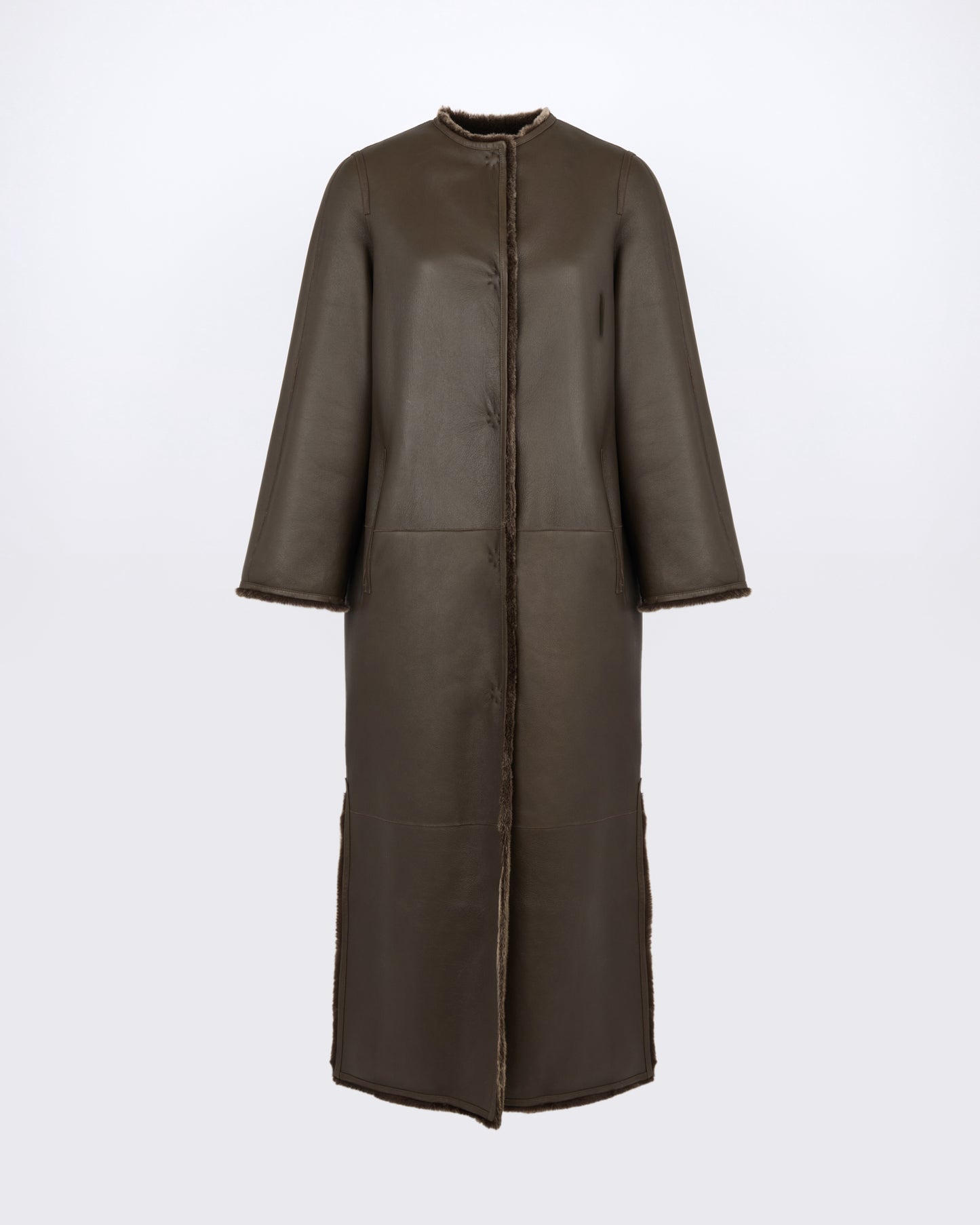 Extra long lambskin shearling coat - Yves Salomon - New Fall/Winter Collection