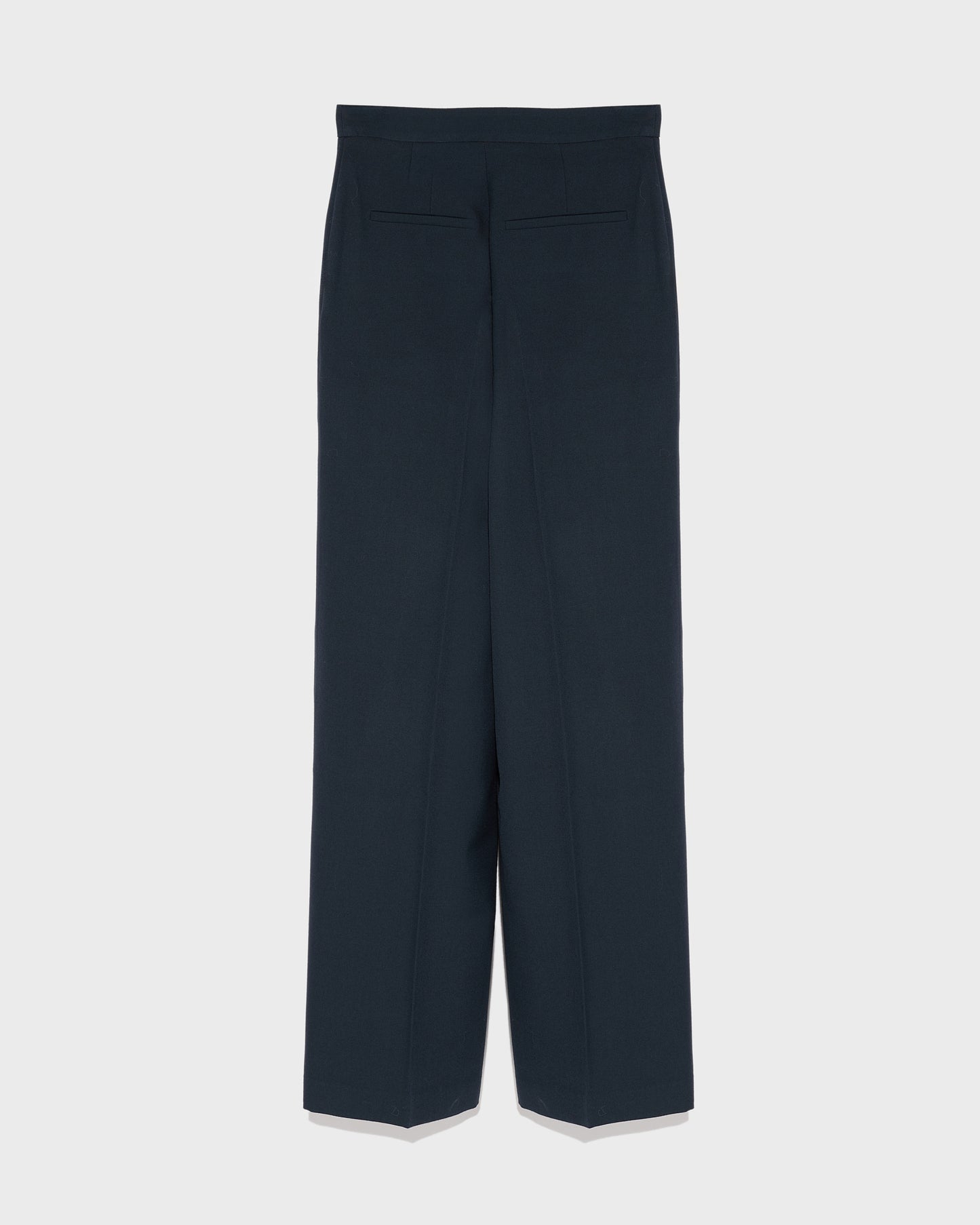 Straight trousers in wool gabardine fabric-Yves salomon-Winter sale & boxing day