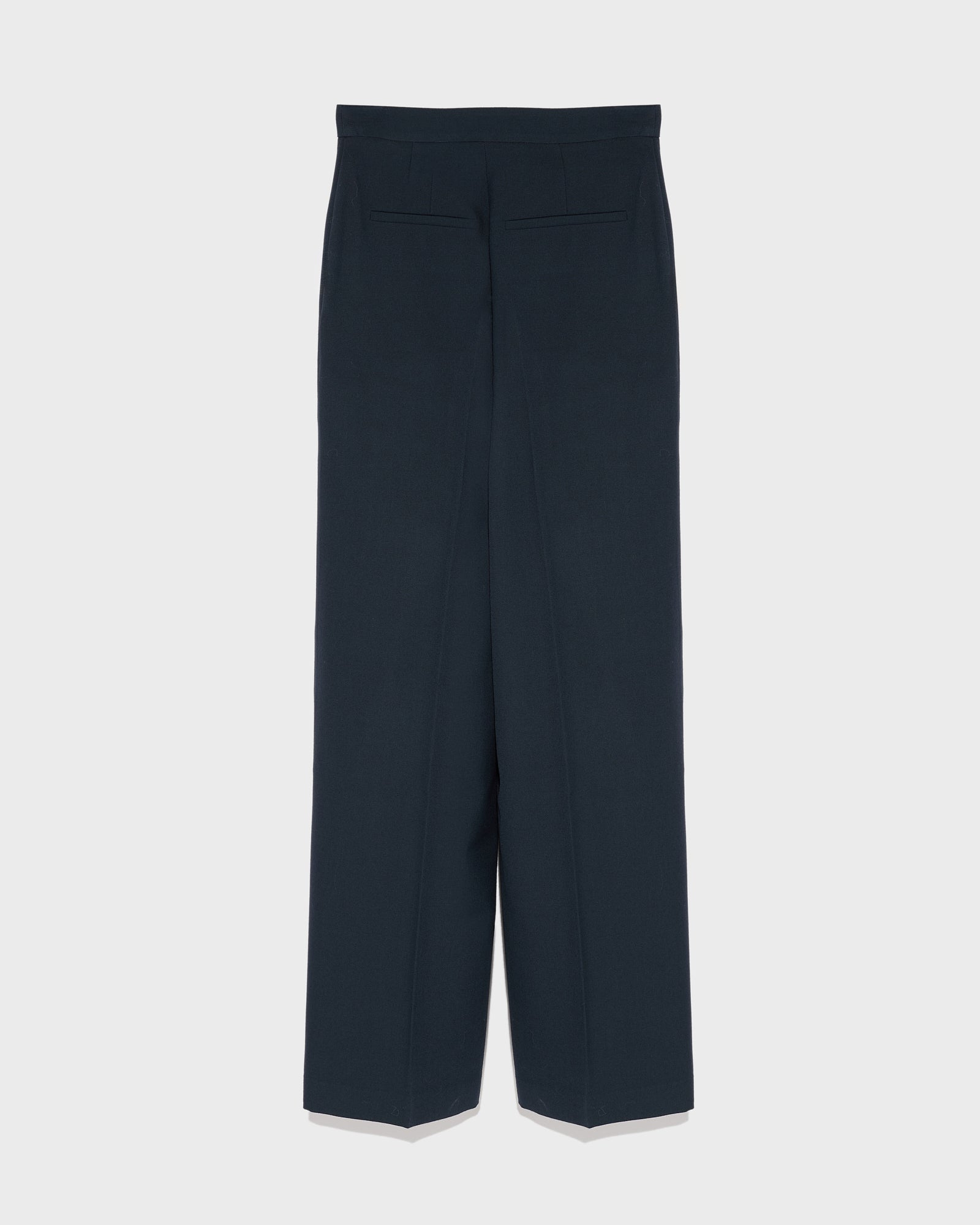 Straight trousers in wool gabardine fabric-Yves salomon-Winter sale & boxing day