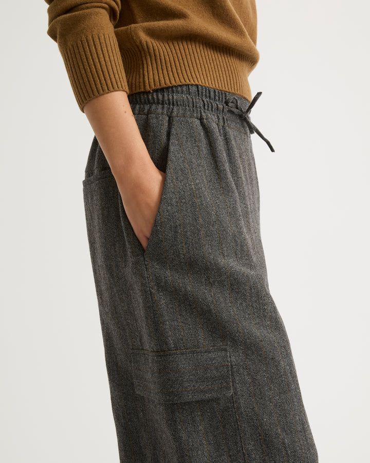 Flannel cargo trousers-Yves salomon-Winter sale & boxing day