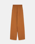 Palazzo trousers in matte satin fabric