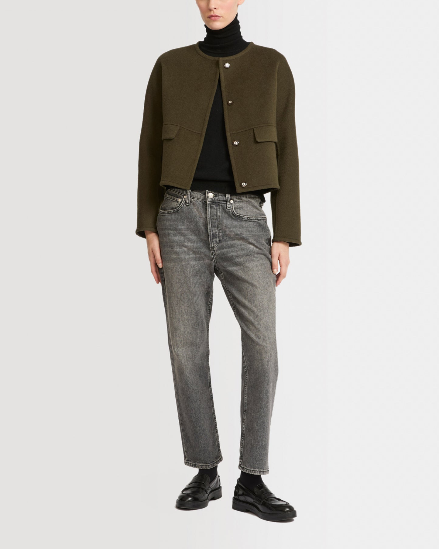 Private sale - Double-sided cashmere blend round neck jacket -Yves Salomon