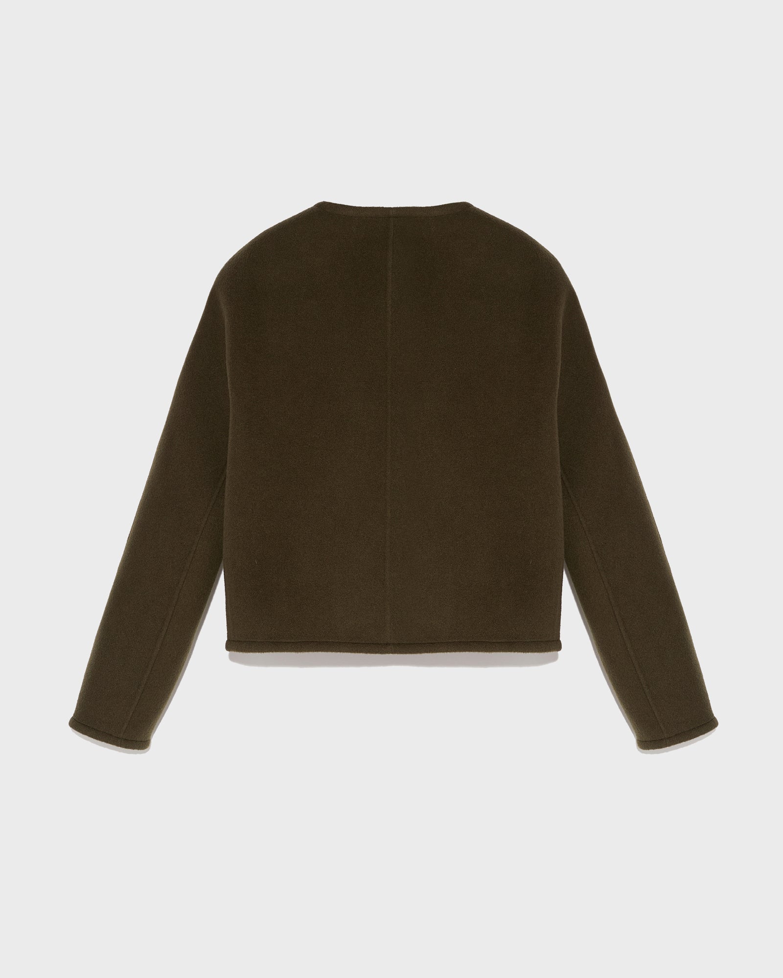 Private sale - Double-sided cashmere blend round neck jacket -Yves Salomon