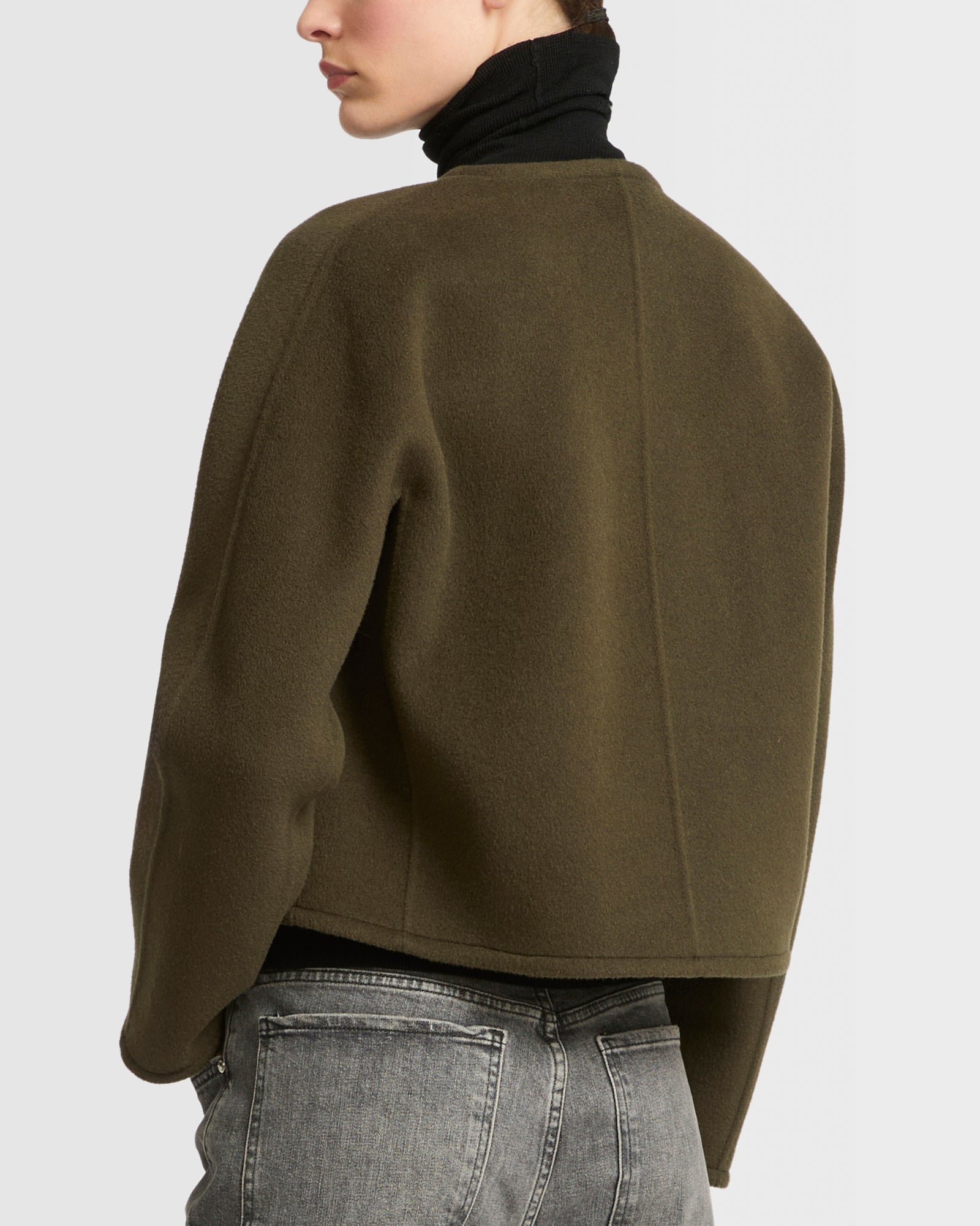 Private sale - Double-sided cashmere blend round neck jacket -Yves Salomon