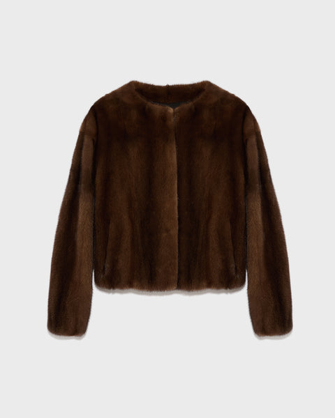 ジャケット・アウター LEINWANDE Vegan Fur Jacket / Brown leinwande Vegan Fur Jacket / Brown - メルカリ