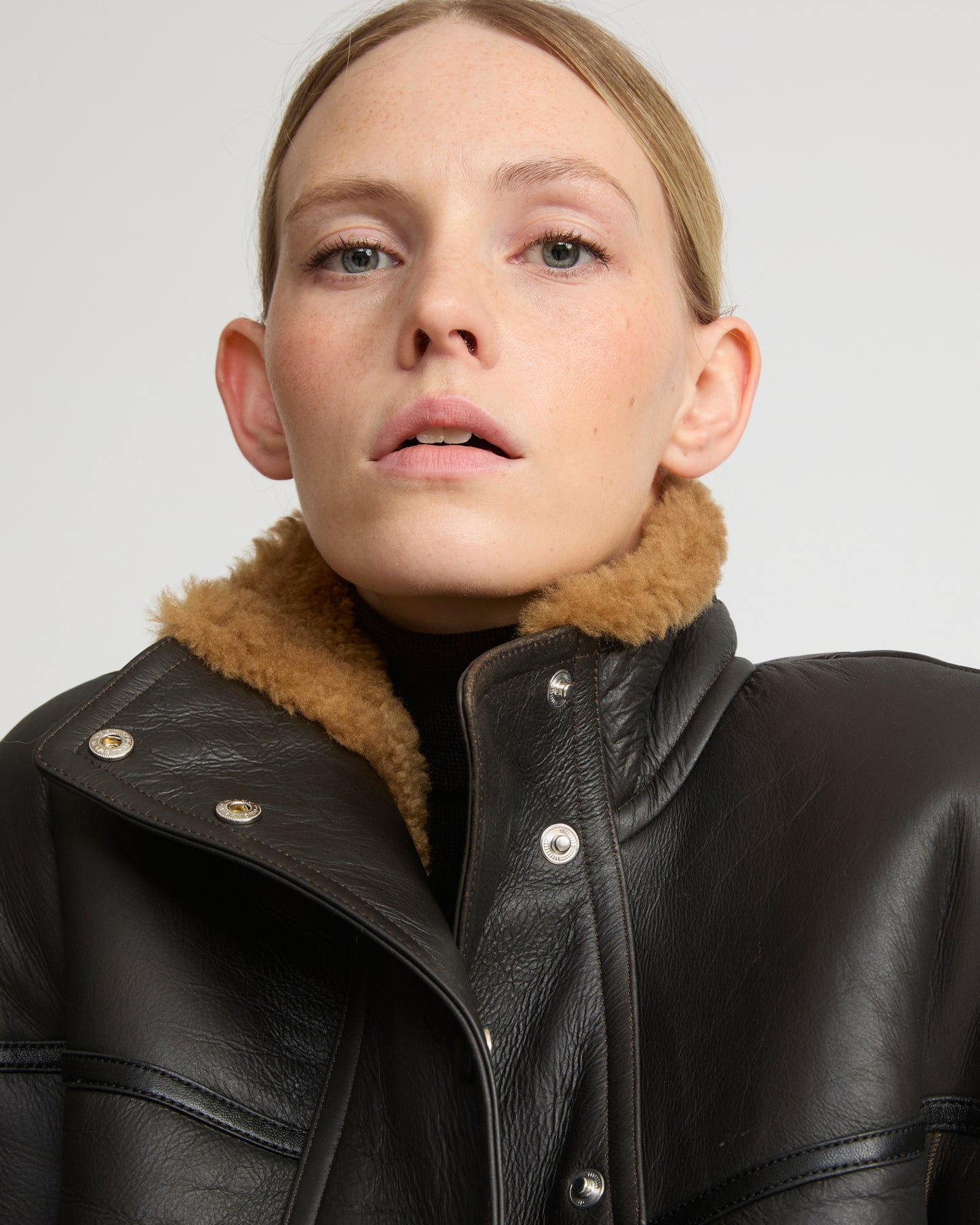 Gonfio merino cropped jacket - Yves Salomon