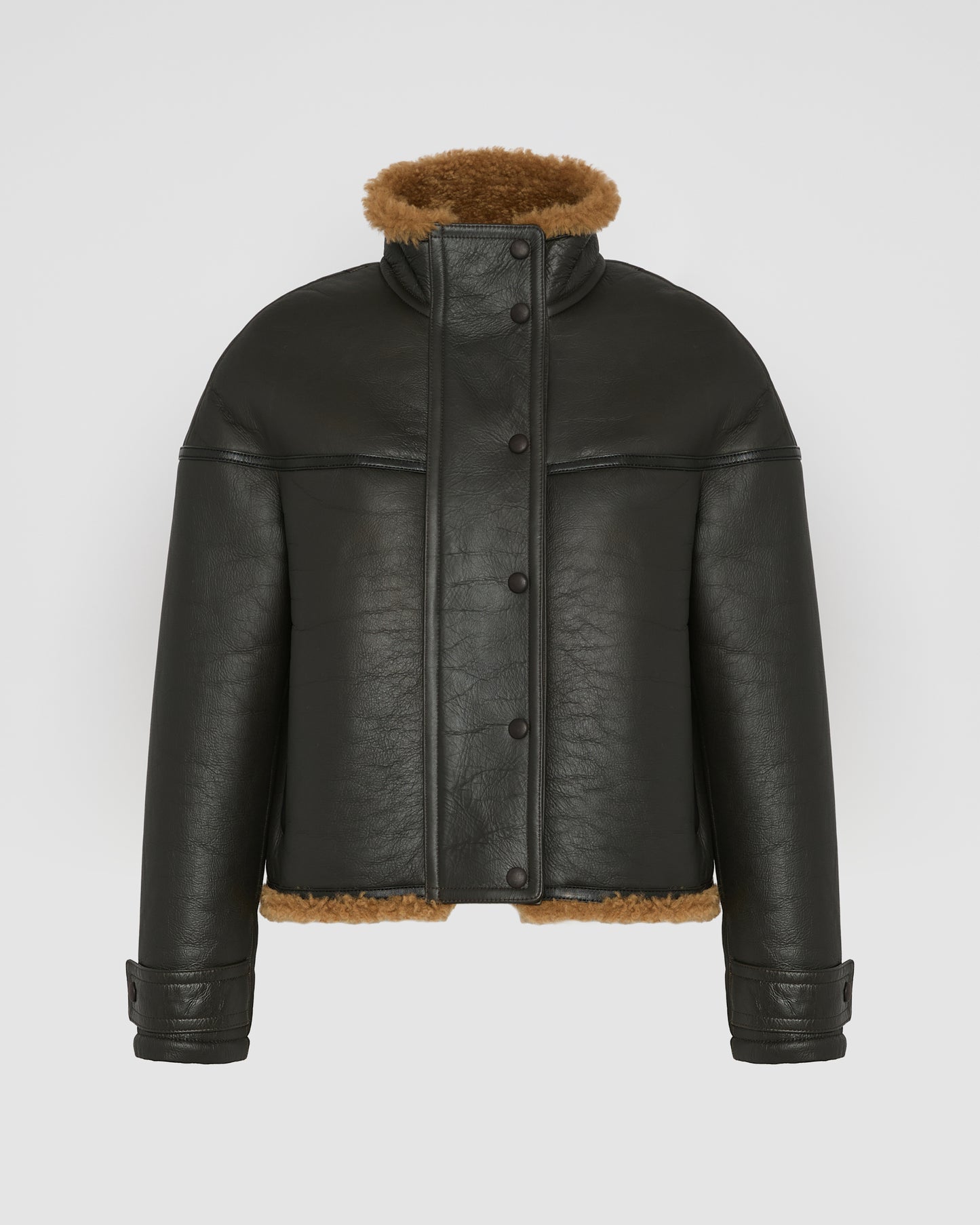 Gonfio merino cropped jacket - Yves Salomon