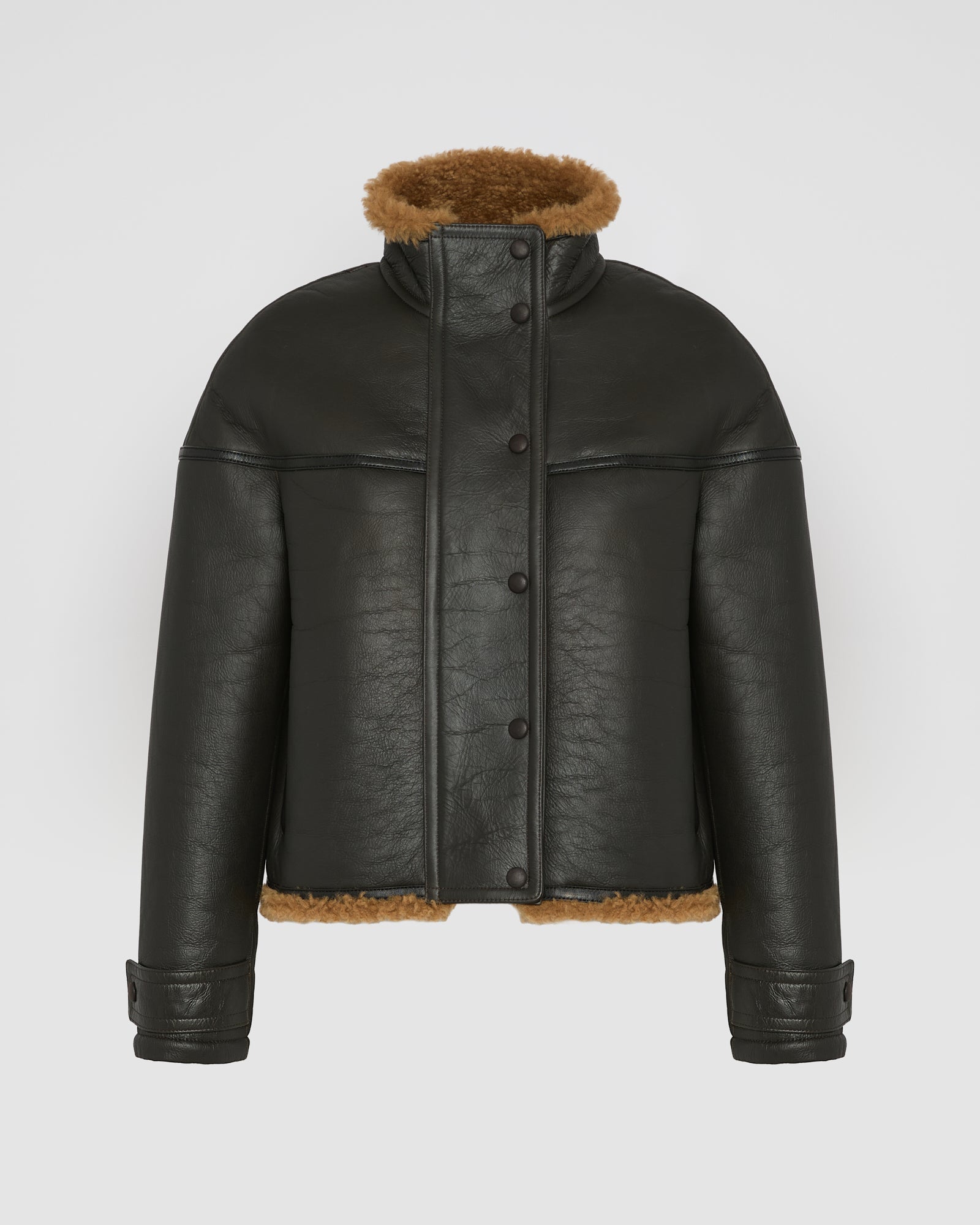 Gonfio merino cropped jacket - Yves Salomon