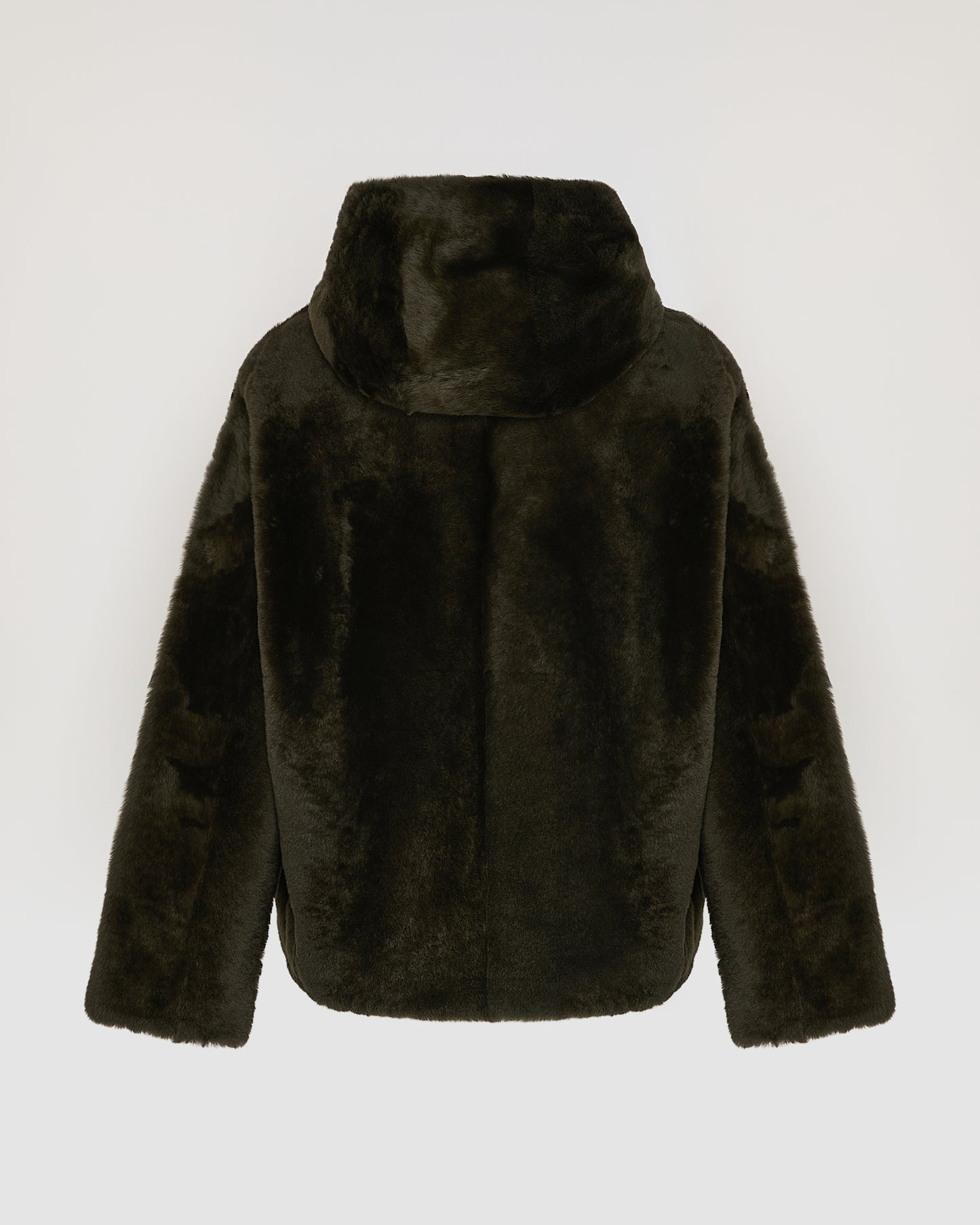 Hooded shearling jacket - Yves Salomon