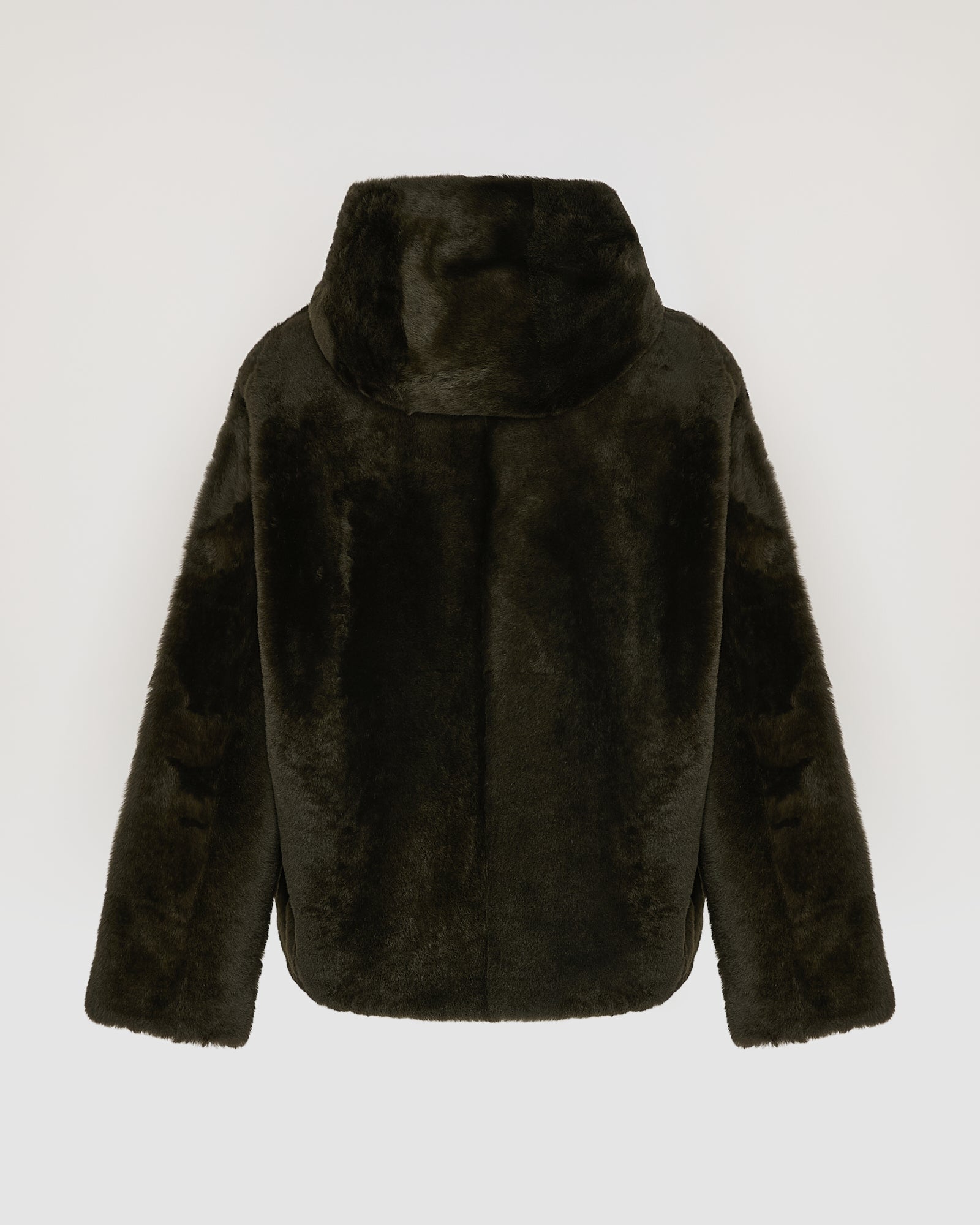 Hooded shearling jacket - Yves Salomon