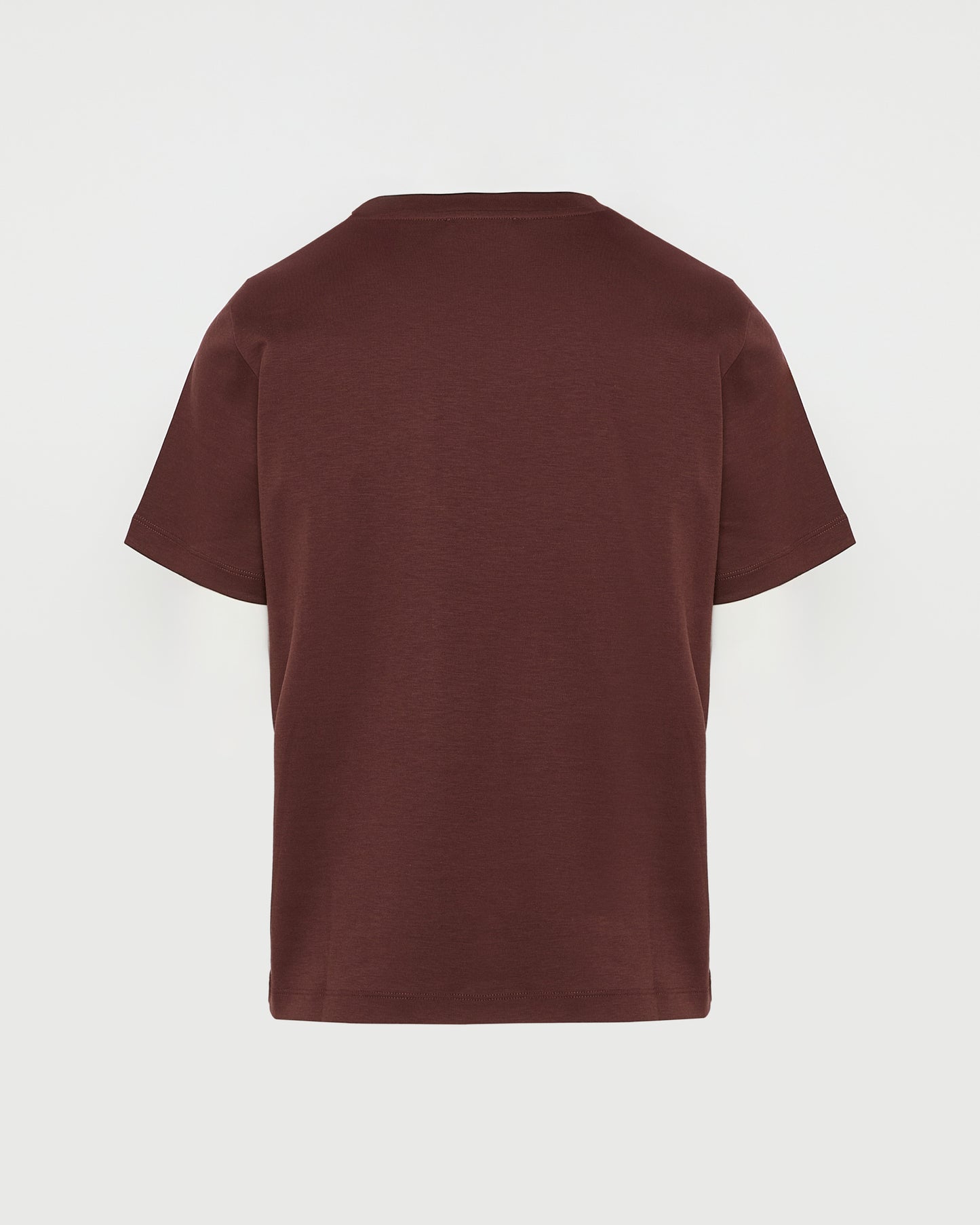 Cotton-silk interlock T-shirt