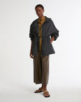 Waterproof technical fabric cape