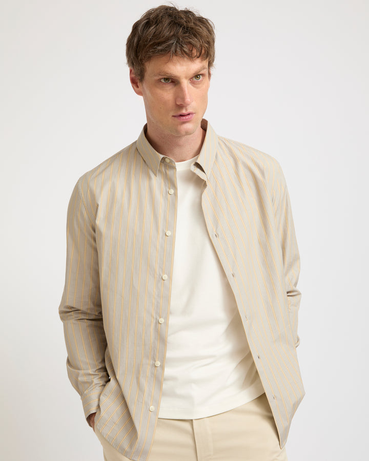 Cotton poplin shirt -Summer sale - Yves Salomon