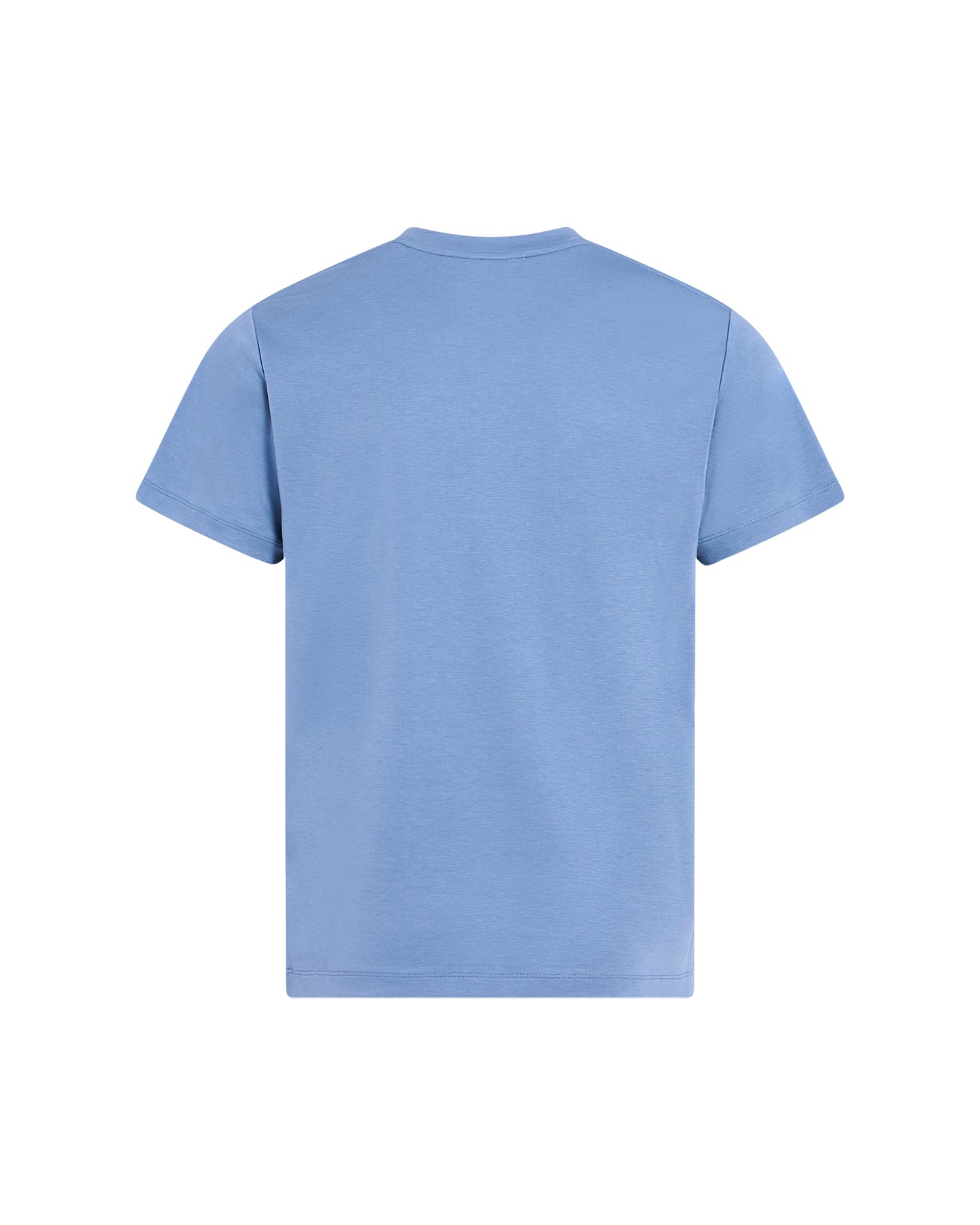 Cotton-silk interlock T-shirt