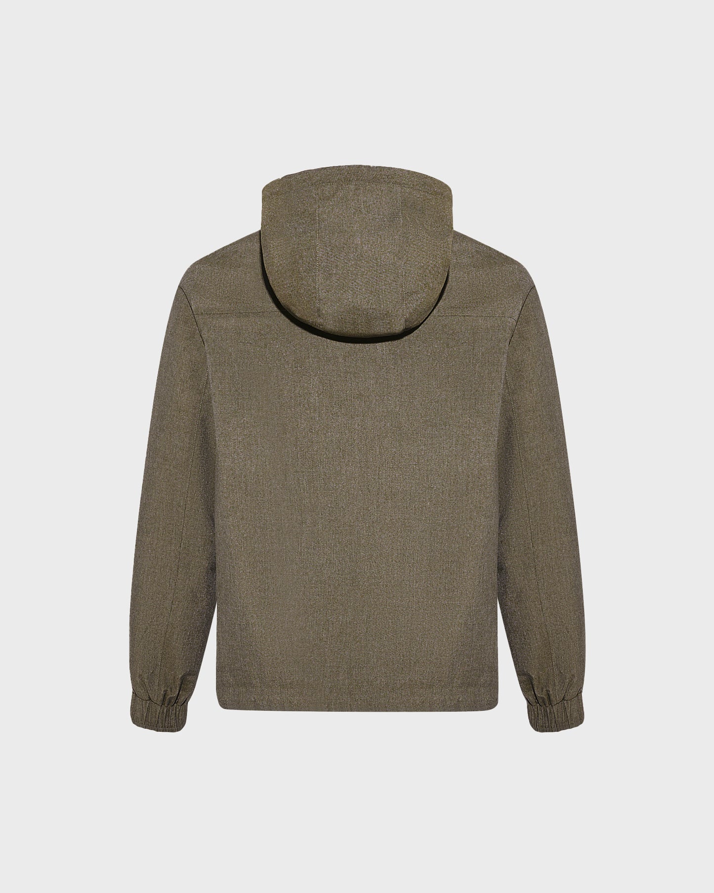 Hooded jacket in cool wool-look technical fabric -Summer sale - Yves Salomon