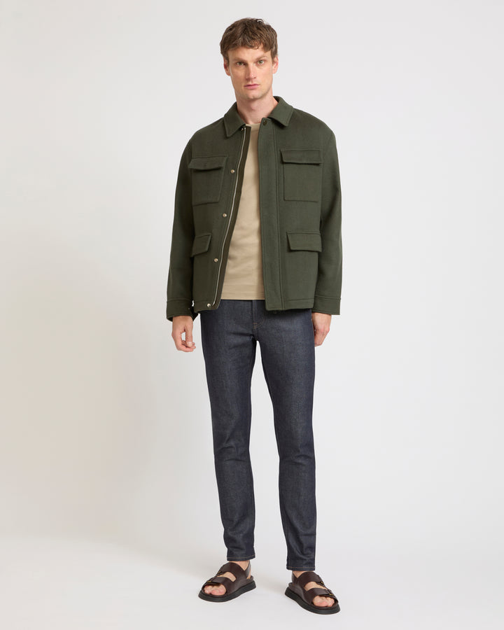 Double-sided cashmere jacket