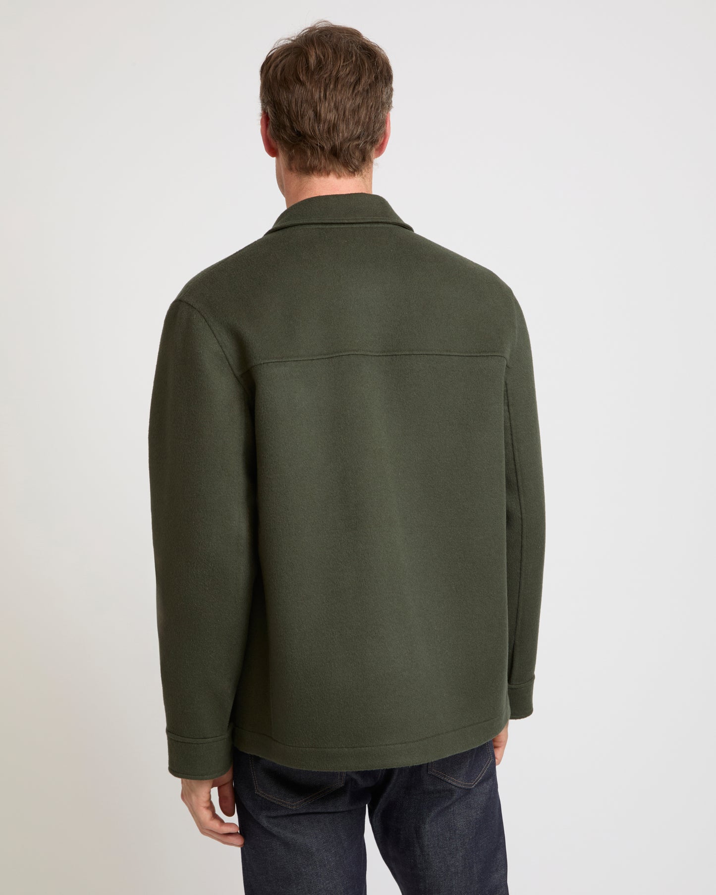 Double-sided cashmere jacket