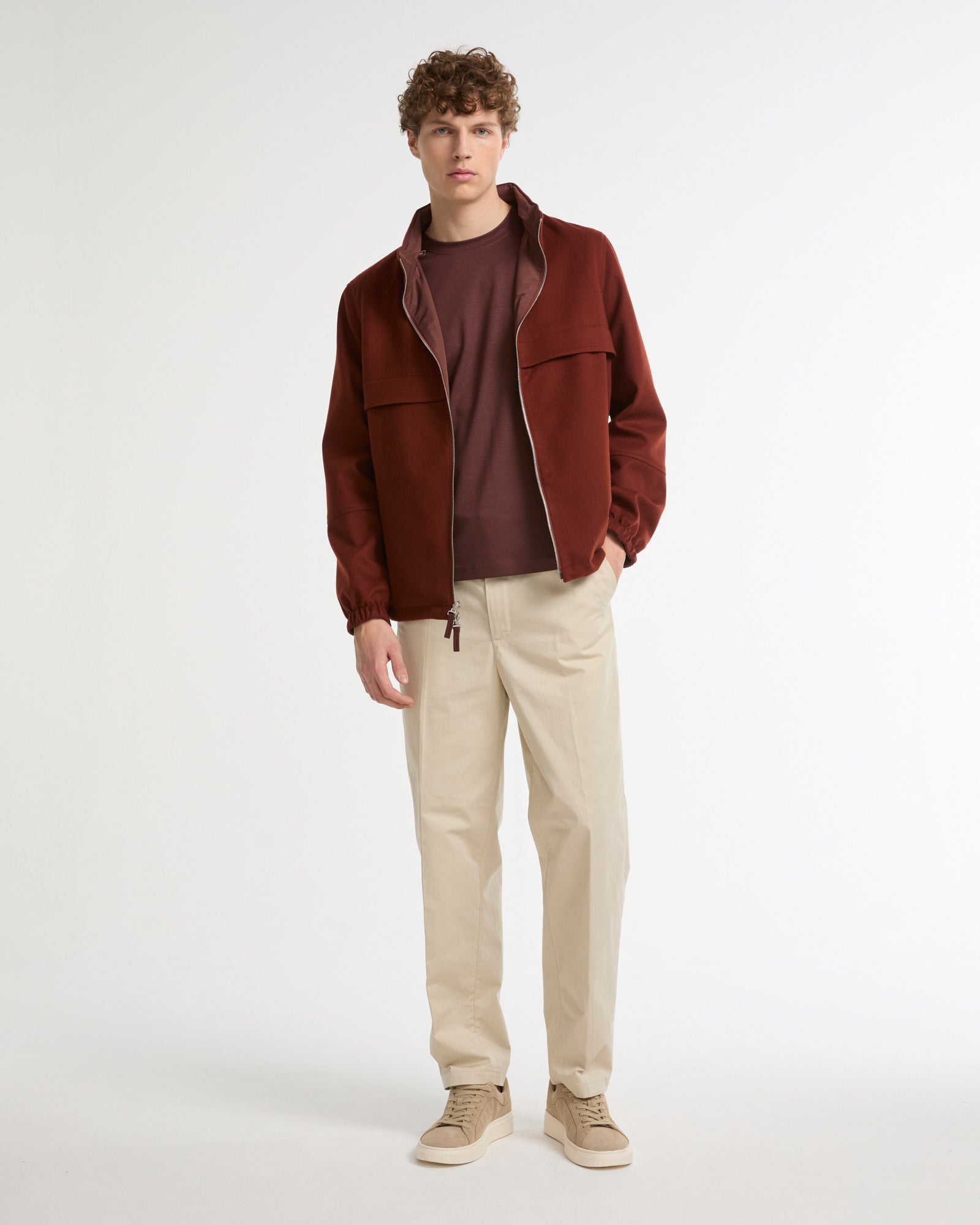 Reversible jacket in cashmere blend and technical fabric -Summer sale - Yves Salomon