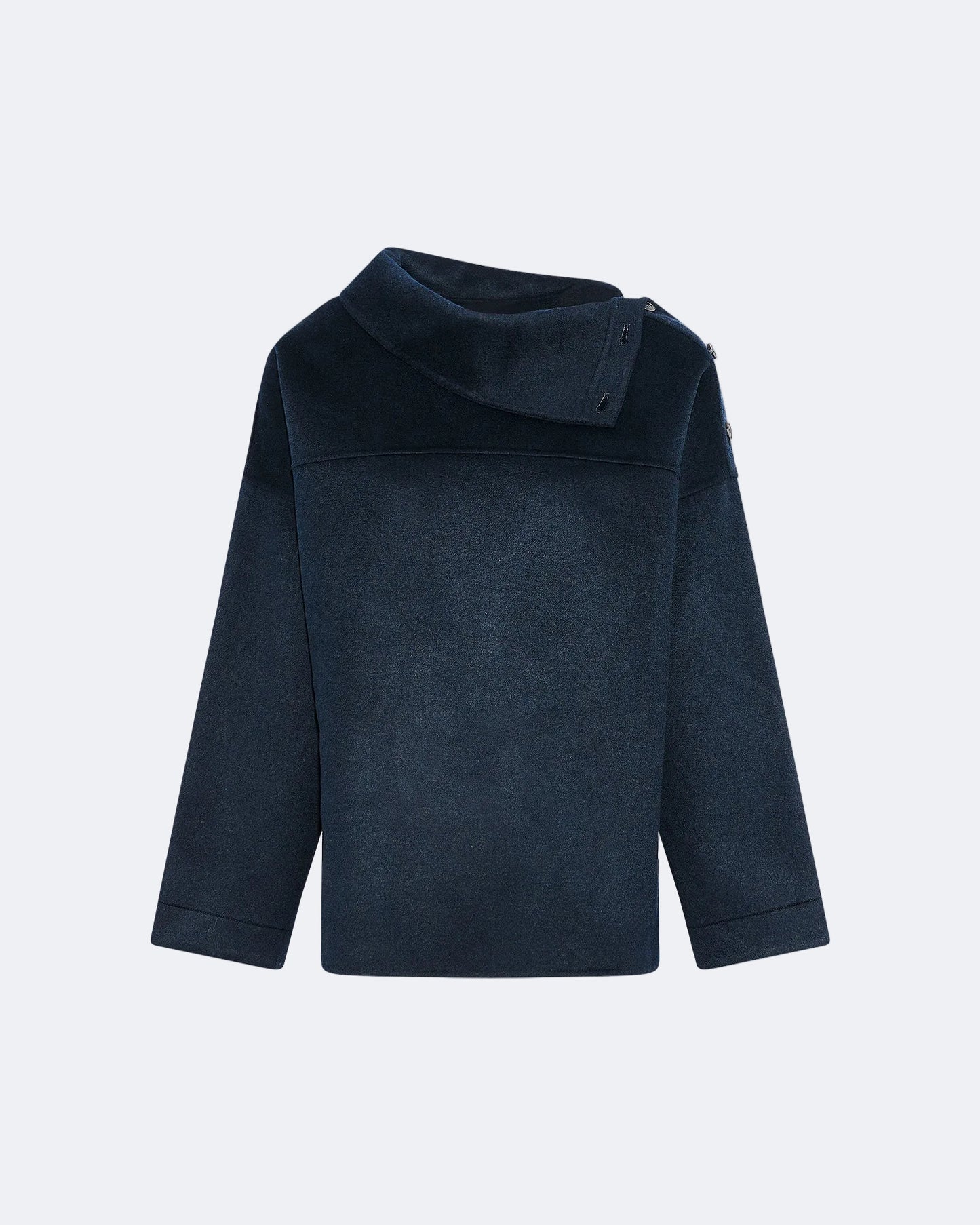 Double-sided funnel neck blouse -Summer sale - Yves Salomon
