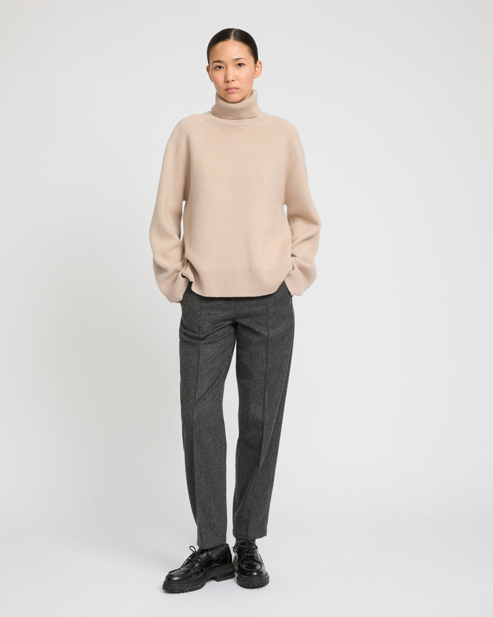 Polo-neck sweater -Yves Salomon