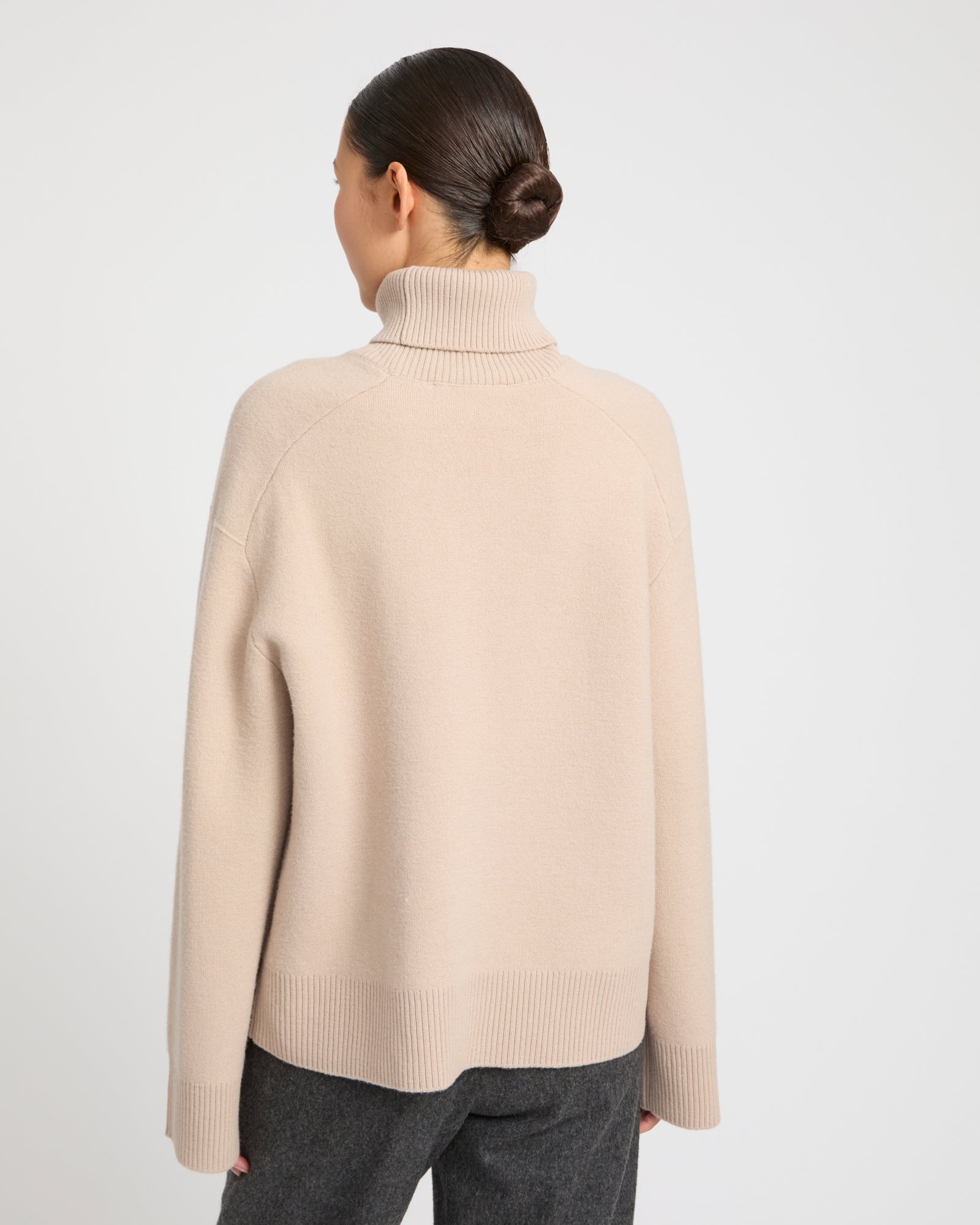 Polo-neck sweater -Yves Salomon