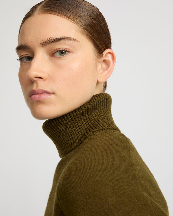 Polo-neck sweater