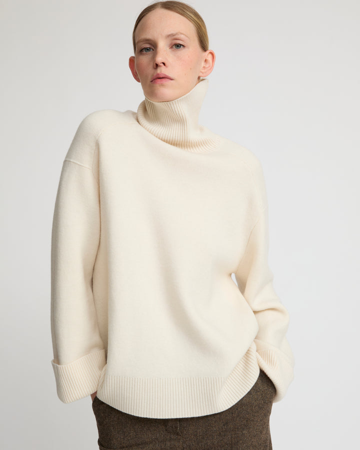 Polo-neck sweater - Yves Salomon
