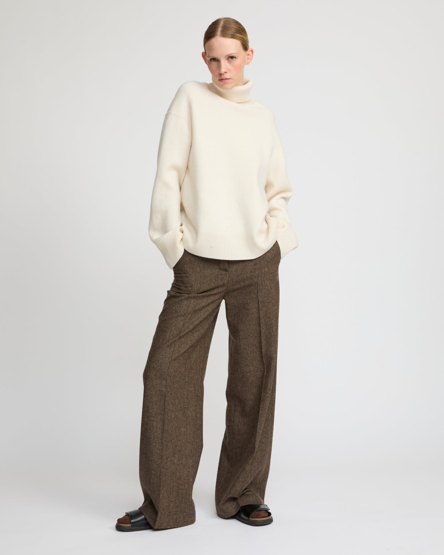 Polo-neck sweater - Yves Salomon