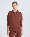 Merino knit polo shirt