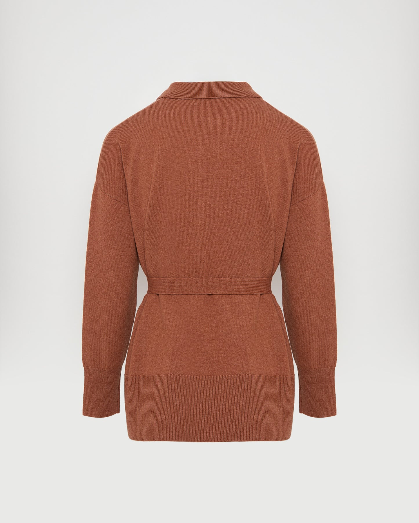 Merino knit polo shirt