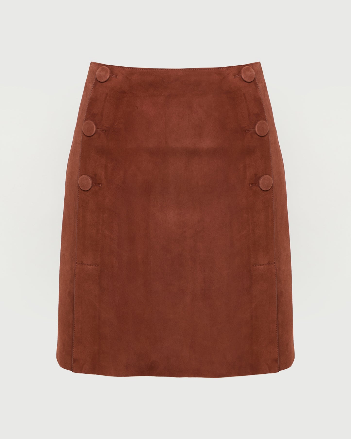 Double-sided lambskin mini skirt -Summer sale - Yves Salomon