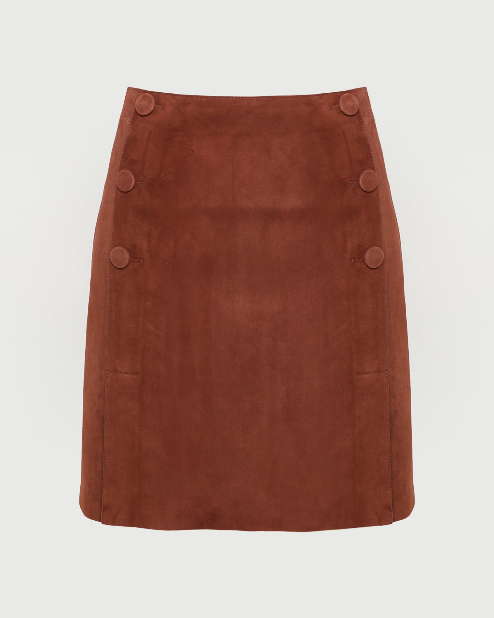 Double-sided lambskin mini skirt -Summer sale - Yves Salomon