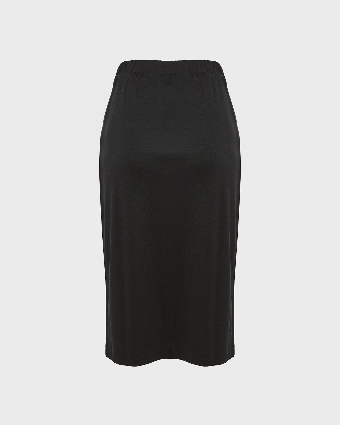 Draped jersey skirt